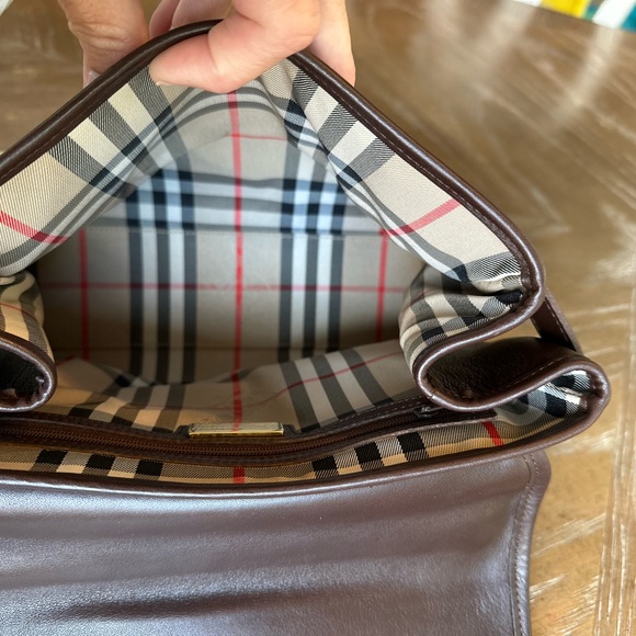 Burberrys brown leather handbag EUC with COA - Picture 7 of 16